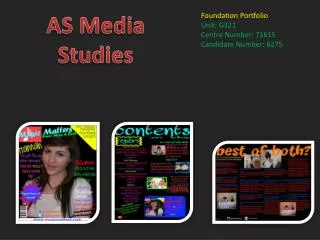 AS Media Studies