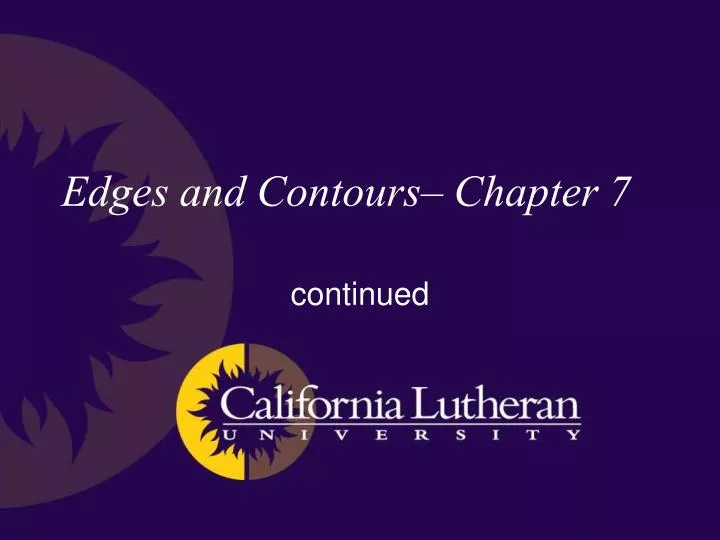 edges and contours chapter 7
