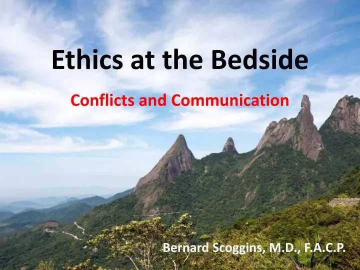ethics at the bedside