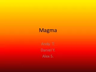 Magma