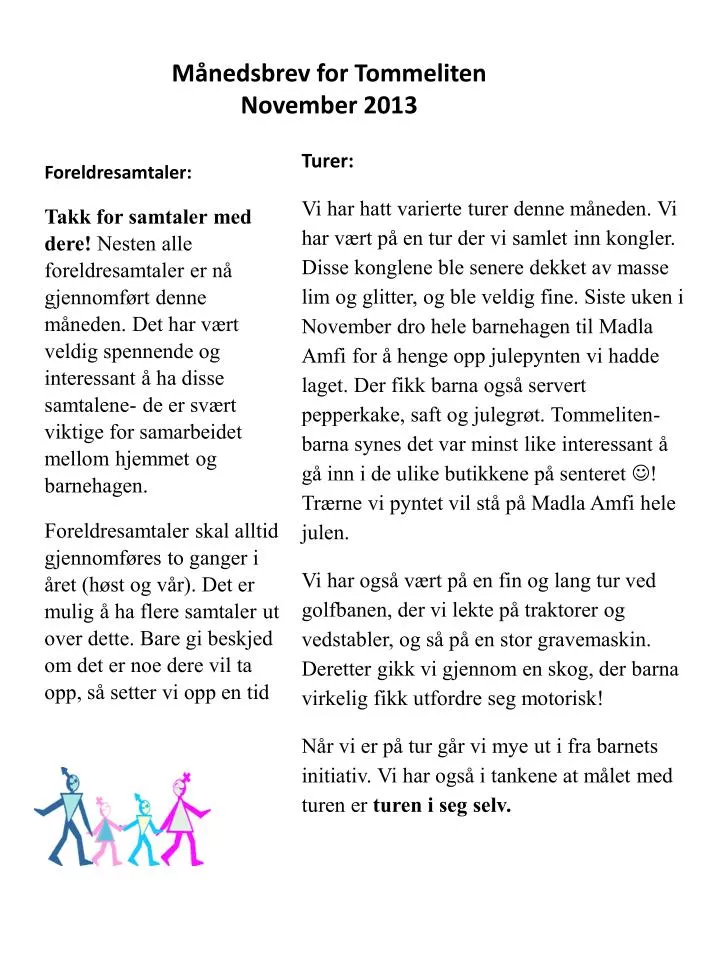 m nedsbrev for tommeliten november 2013