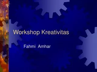 workshop kreativitas