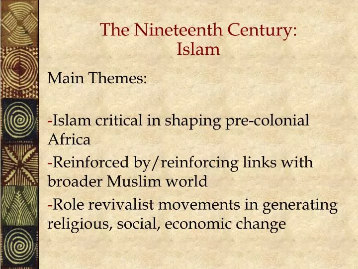 the nineteenth century islam