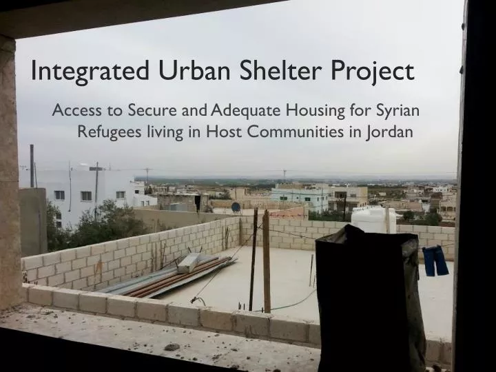 integrated urban shelter project