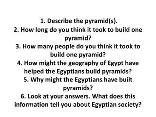pyramids