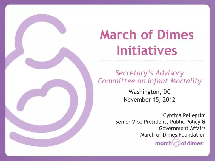 march of dimes initiatives