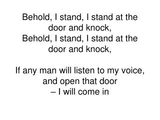 This is the invitation that Jesus gives to you, This is the promise of his Word and it is true.