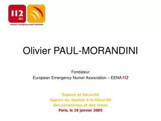 olivier paul morandini