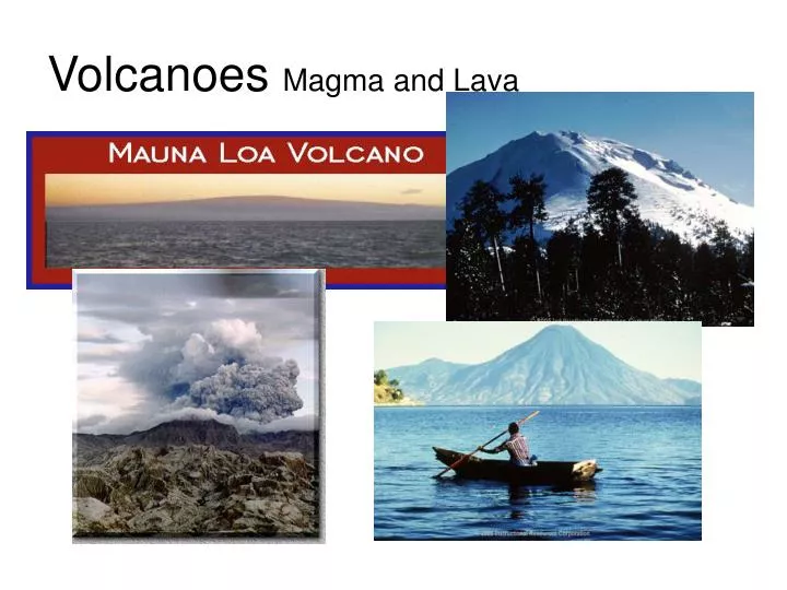 volcanoes magma and lava