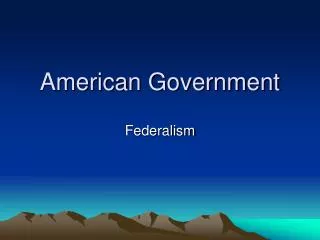 American Government