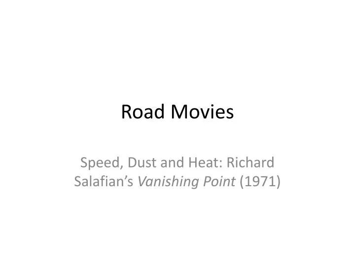road movies