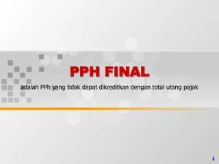 pph final