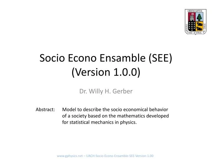 socio econo ensamble see version 1 0 0
