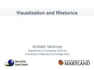 Visualization and Rhetorics