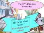 First Day at School: A Tale of Physical Education, Science, and English Lessons - slide 1