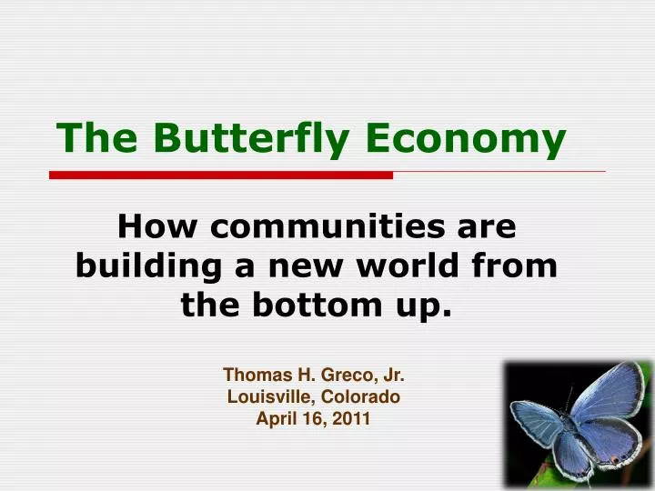 the butterfly economy