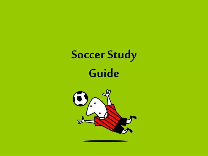 soccer study guide