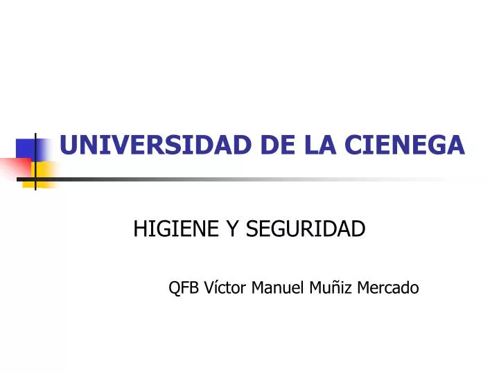 universidad de la cienega