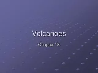 Volcanoes