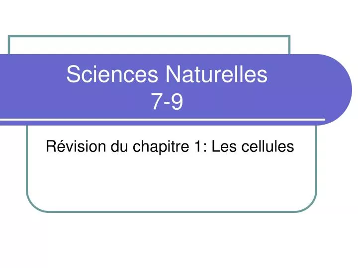 sciences naturelles 7 9