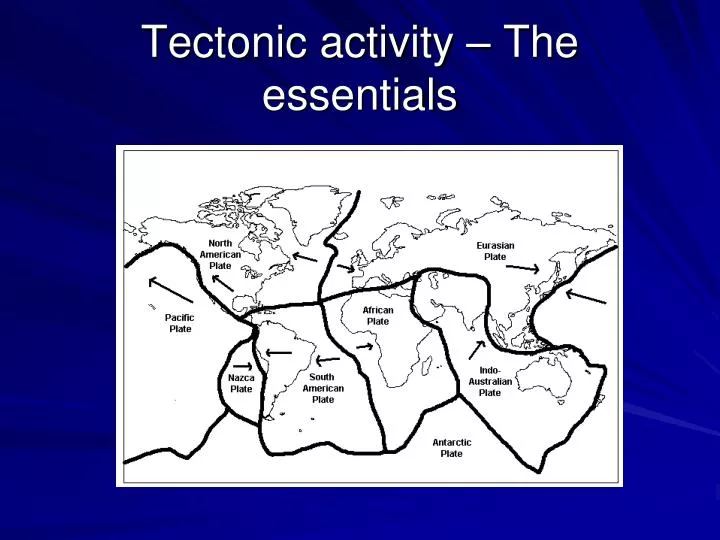 tectonic activity the essentials