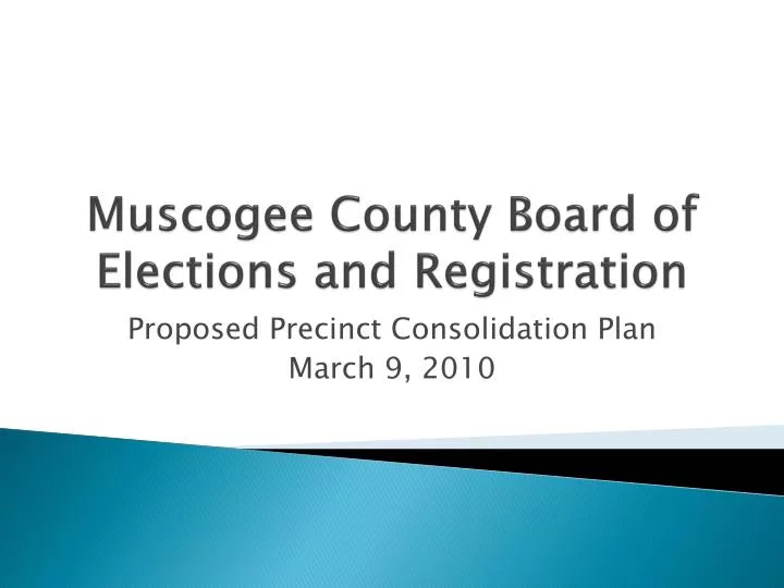 muscogee county board of elections and registration