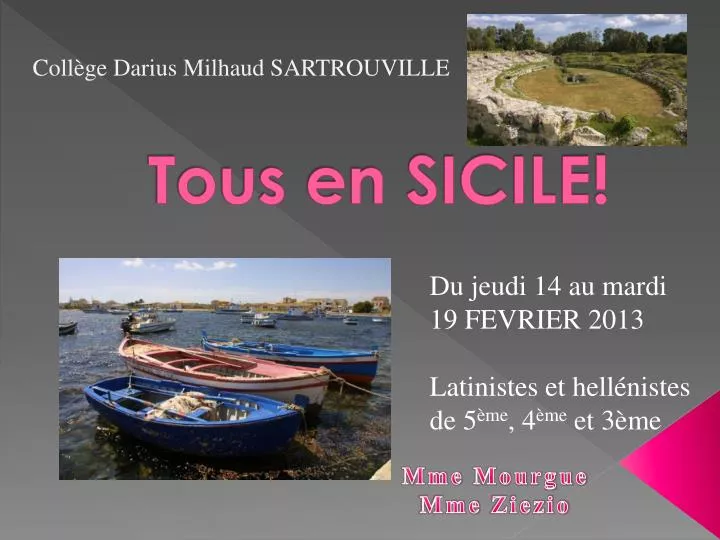 tous en sicile