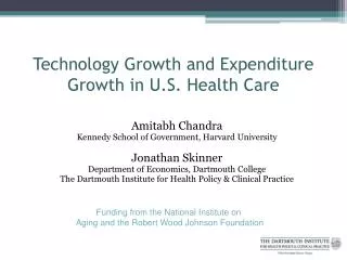 Technology Growth and Expenditure Growth in U.S. Health Care