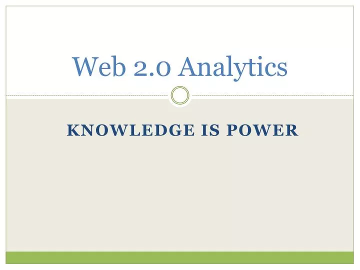 web 2 0 analytics