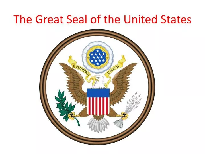 the great seal of the united states