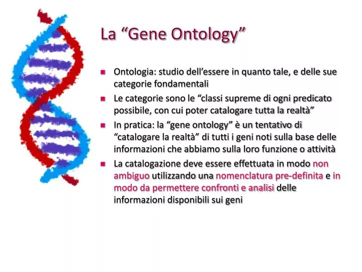 la gene ontology