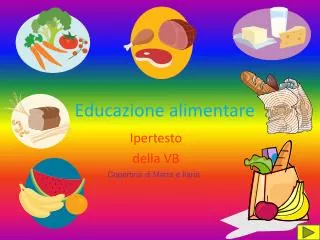 educazione alimentare