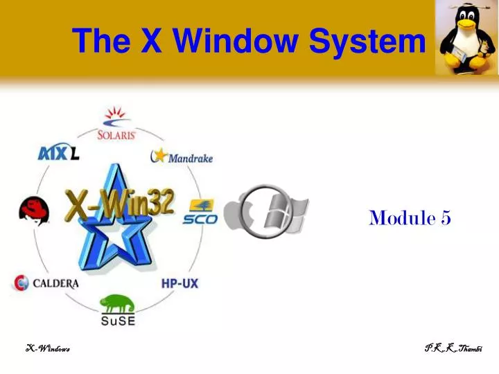 the x window system