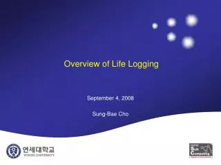 Overview of Life Logging