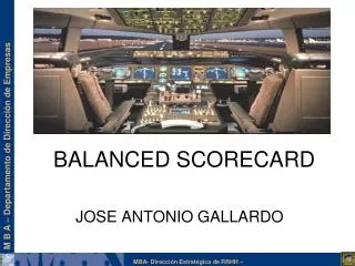 balanced scorecard