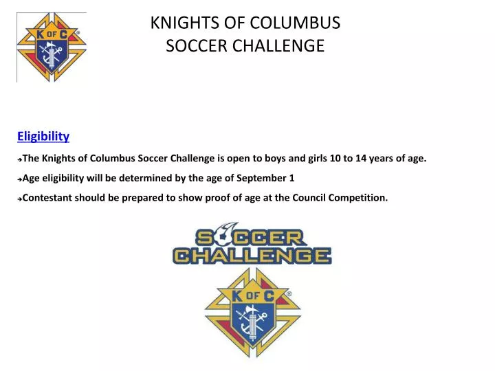knights of columbus soccer challenge