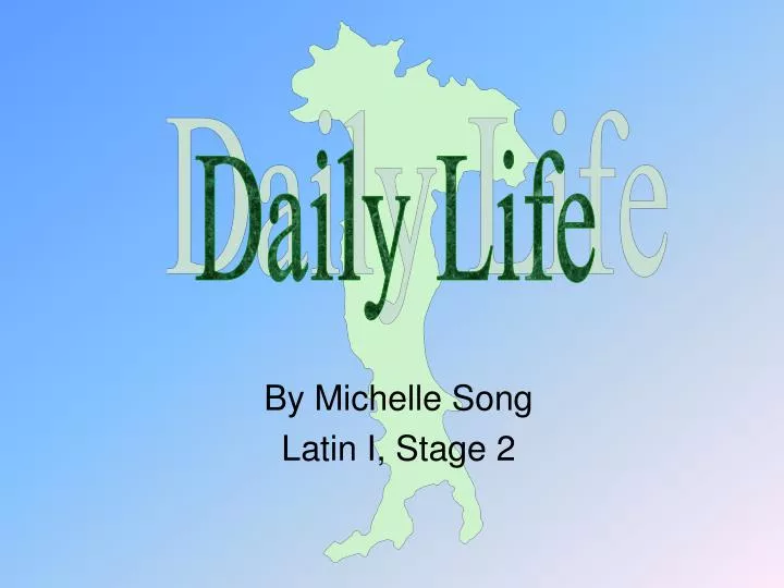 by michelle song latin i stage 2