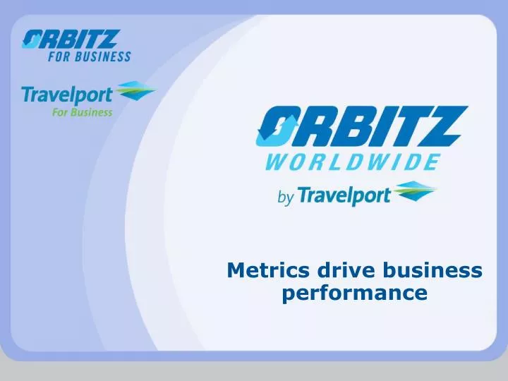 metrics drive business performance