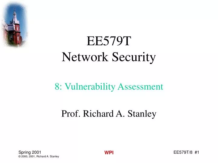 ee579t network security 8 vulnerability assessment