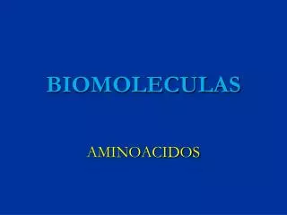biomoleculas