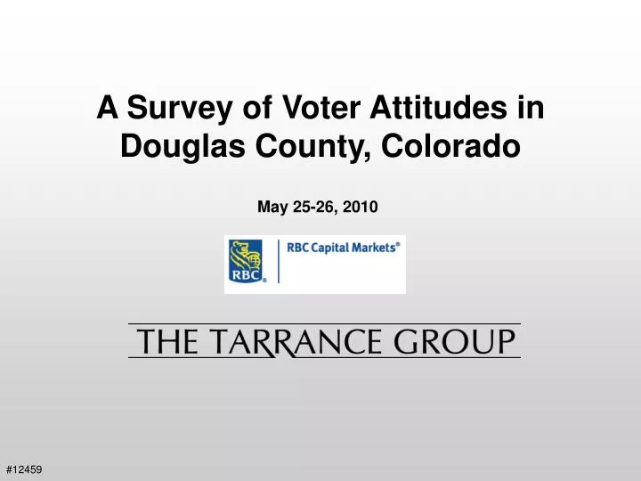 a survey of voter attitudes in douglas county colorado