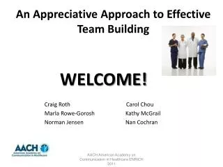 An Appreciative Approach to Effective Team Building