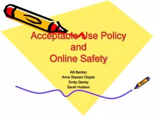 Acceptable Use Policy and Online Safety