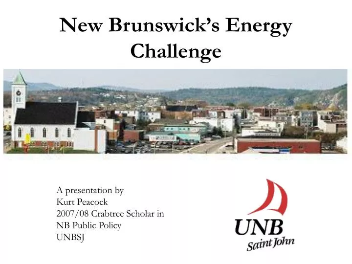 new brunswick s energy challenge