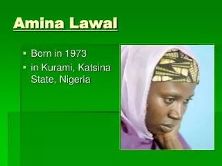 Amina Lawal