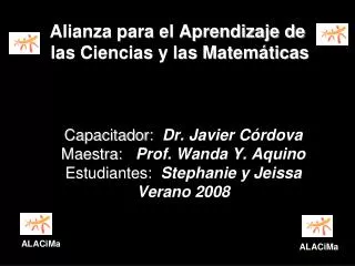 alianza para el aprendizaje de las ciencias y las matem ticas