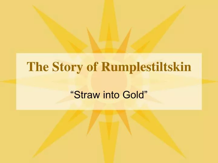 the story of rumplestiltskin
