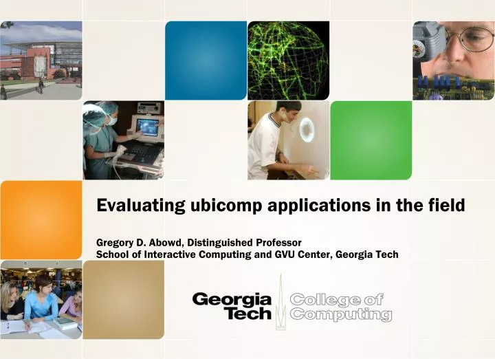 evaluating ubicomp applications in the field