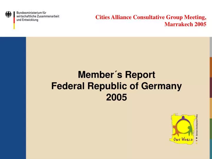member s report federal republic of germany 2005