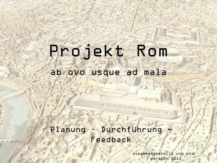projekt rom